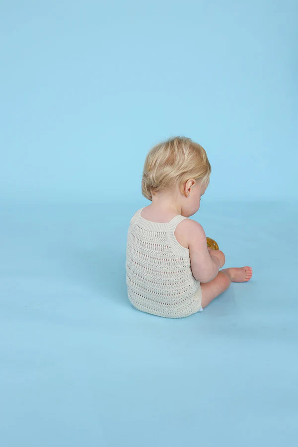 Grown - Knitted Organic Singletsuit Dune