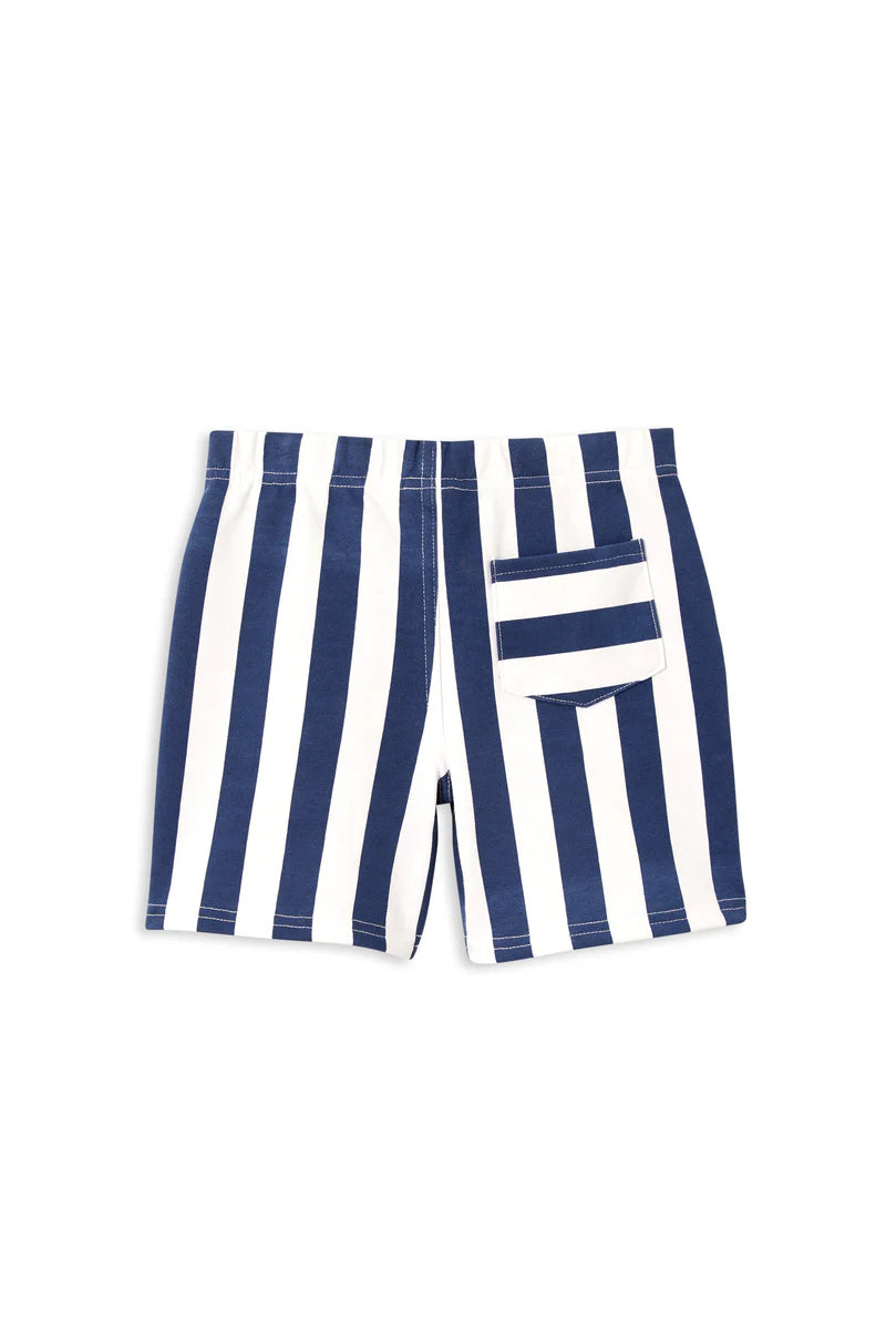 Milky - Stripe Fleece Short