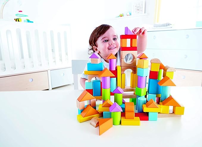 Hape - 101 Beech Blocks