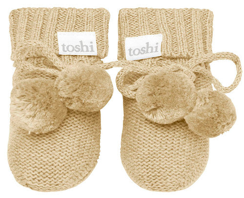 Toshi Organic Booties Marley - Driftwood