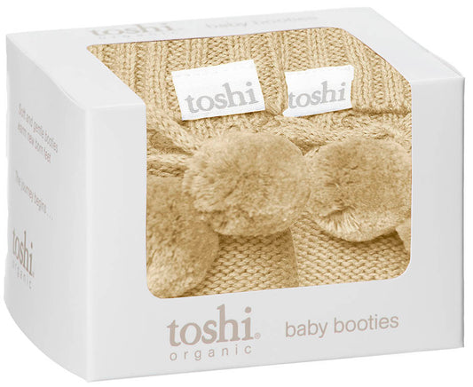 Toshi Organic Booties Marley - Driftwood