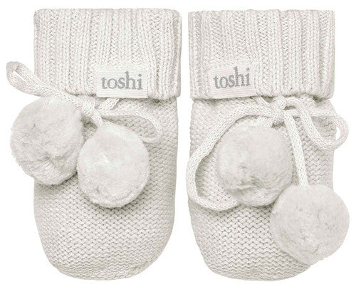 Toshi Organic Booties Marley - Pebble