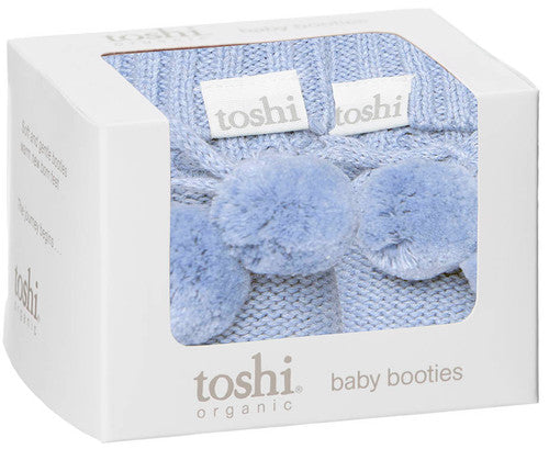 Toshi Organic Booties Marley - Seabreeze