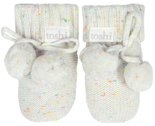 Toshi Organic Booties Marley - Snowflake