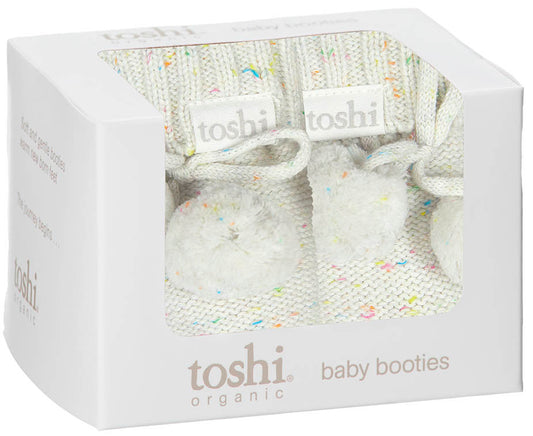 Toshi Organic Booties Marley - Snowflake