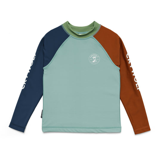 Crywolf - Rash Vest - Ocean Colour Block