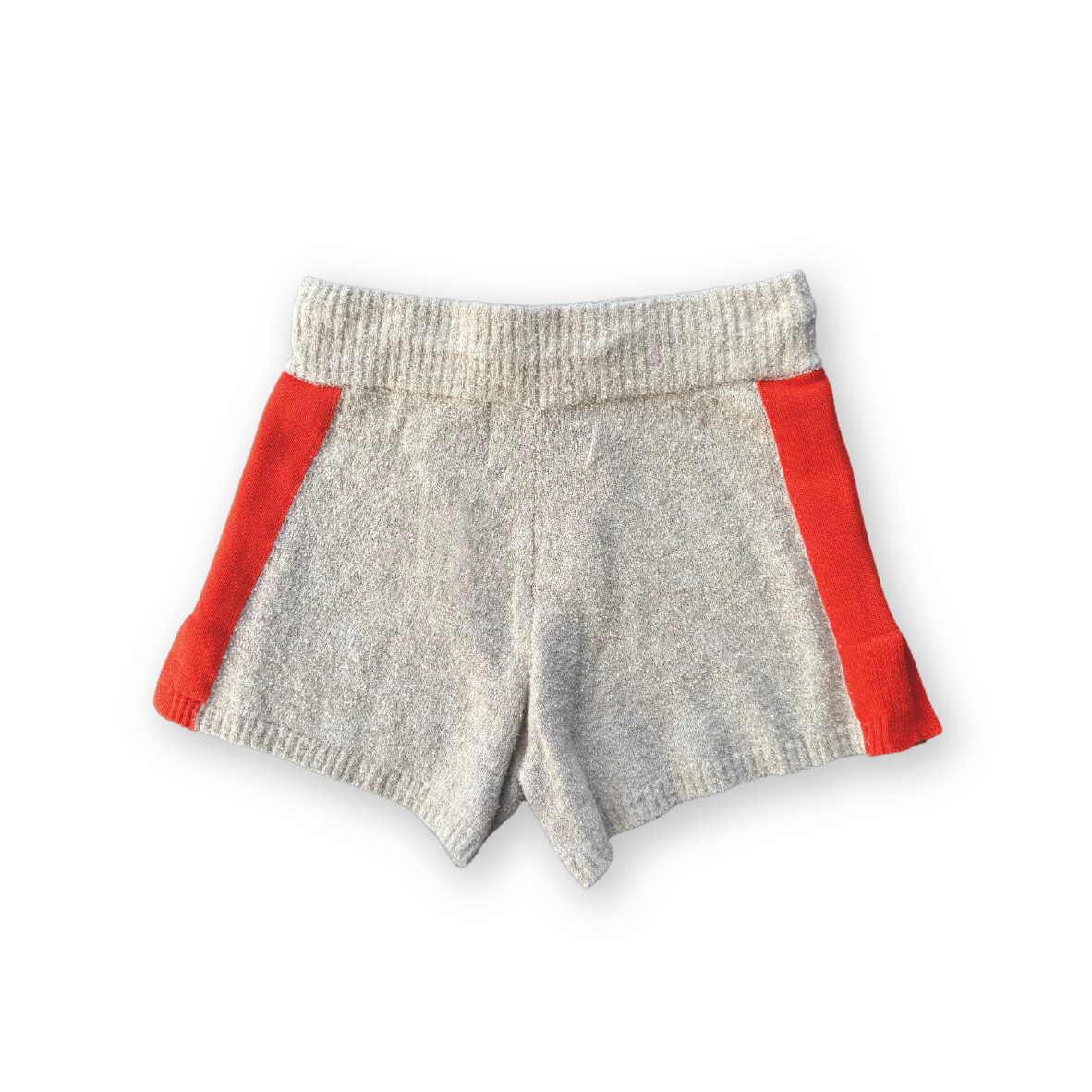 Grown - Knitted Terry Shorts - Dune/Rosso