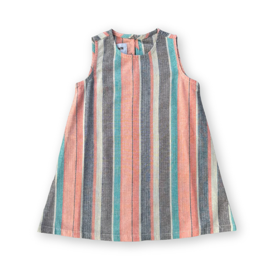 Grown - Summer Stripe Shift Cotton Dress