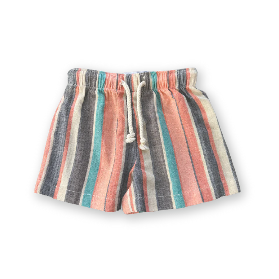 Grown - Summer Stripe Cotton Short