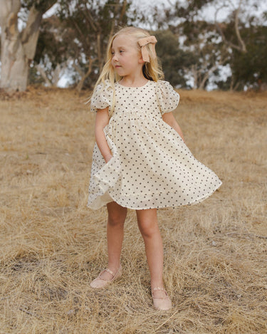 Noralee - Luna Dress Flocked Daisy