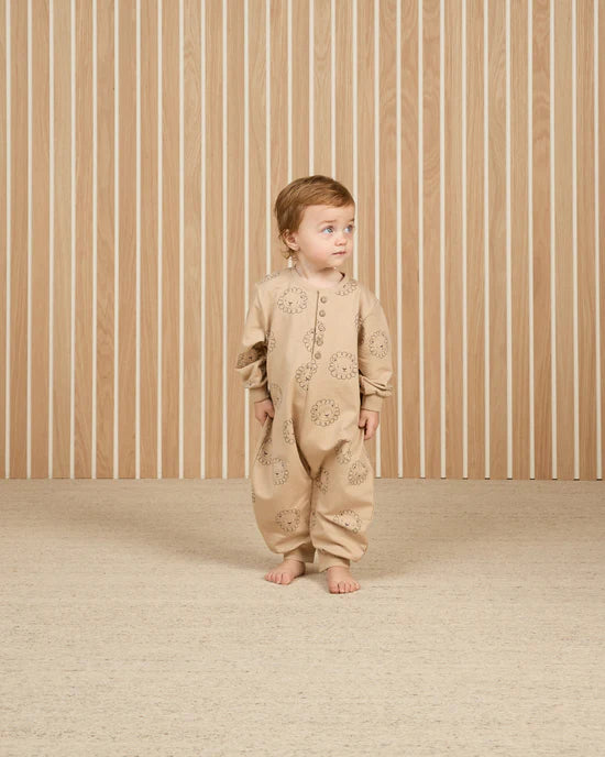 Quincy Mae - Relaxed Fleece Jumpsuit - Lions