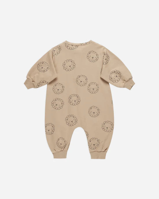 Quincy Mae - Relaxed Fleece Jumpsuit - Lions