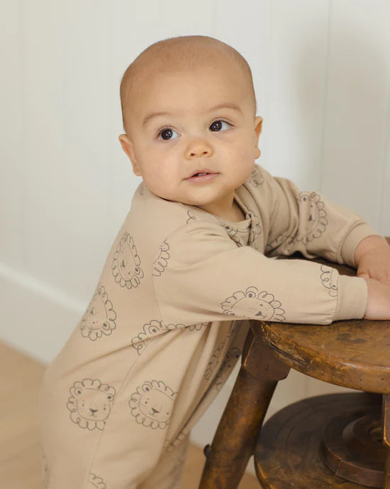 Quincy Mae - Relaxed Fleece Jumpsuit - Lions