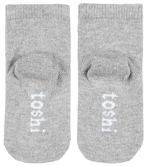 Toshi Organic Socks Ankle Dreamtime - Ash