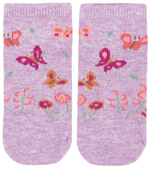 Toshi Organic Socks Ankle Jacquard - Lavandula