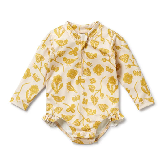 Wilson & Frenchy - Goldie Floral L/Sleeve Swimsuit