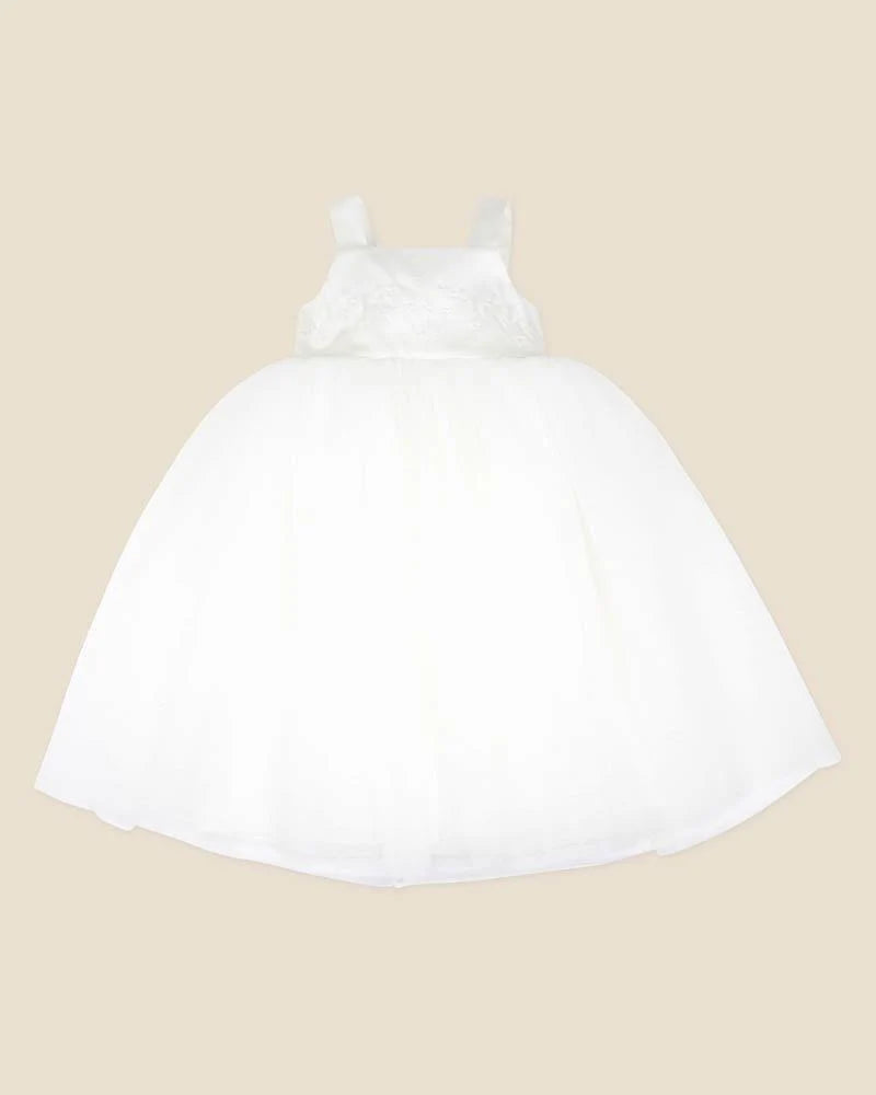 Bebe - Embroidered Bodice Tulle Dress