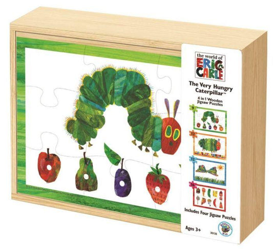 Eric Carle VHC 4-in-1 Wood Puzzle Box