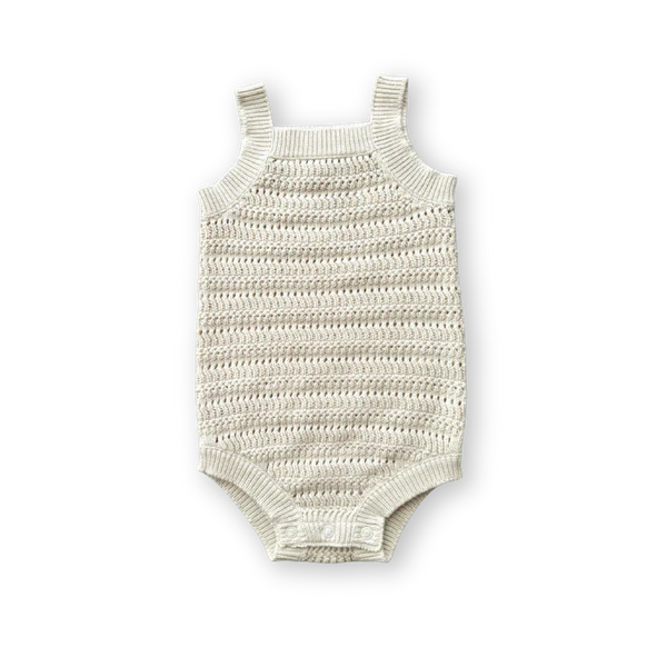 Grown - Knitted Organic Singletsuit Dune