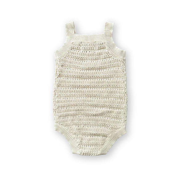 Grown - Knitted Organic Singletsuit Dune